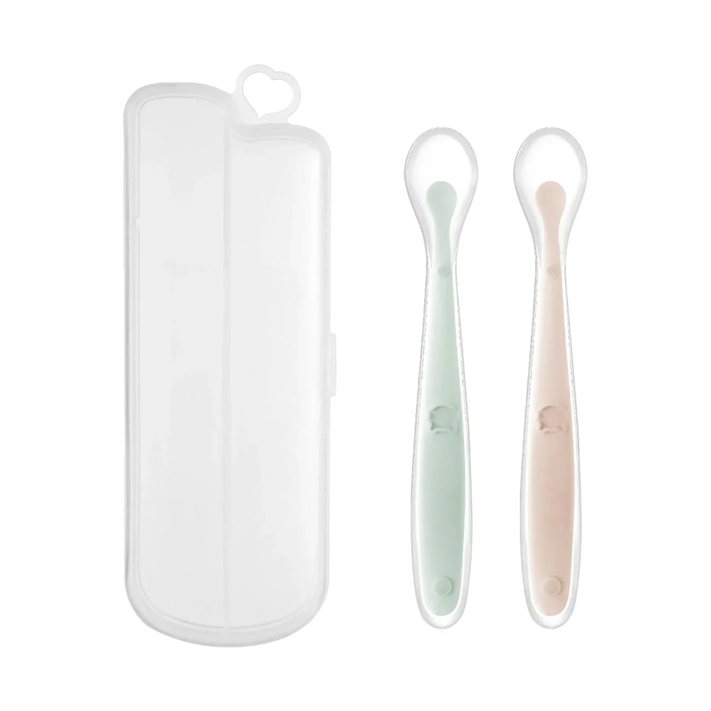 Cuillère en silicone souple pour bébé Cuillère d'alimentation