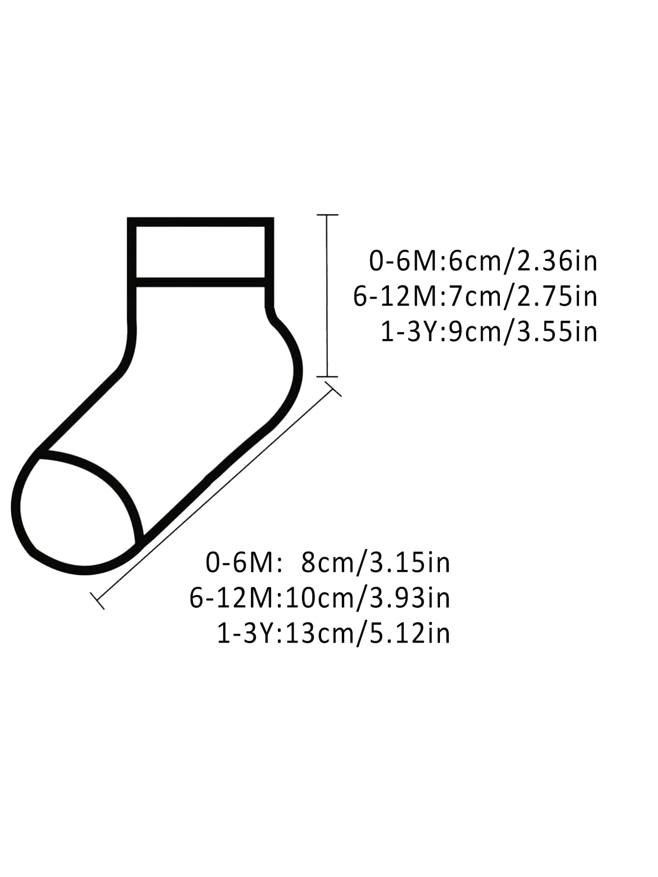 Lot de 5 paires de chaussettes pour bébé à motifs de dessins animés