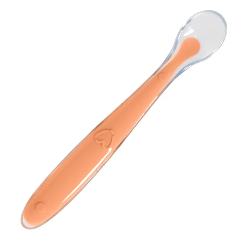 Cuillère en silicone souple pour bébé Cuillère d'alimentation