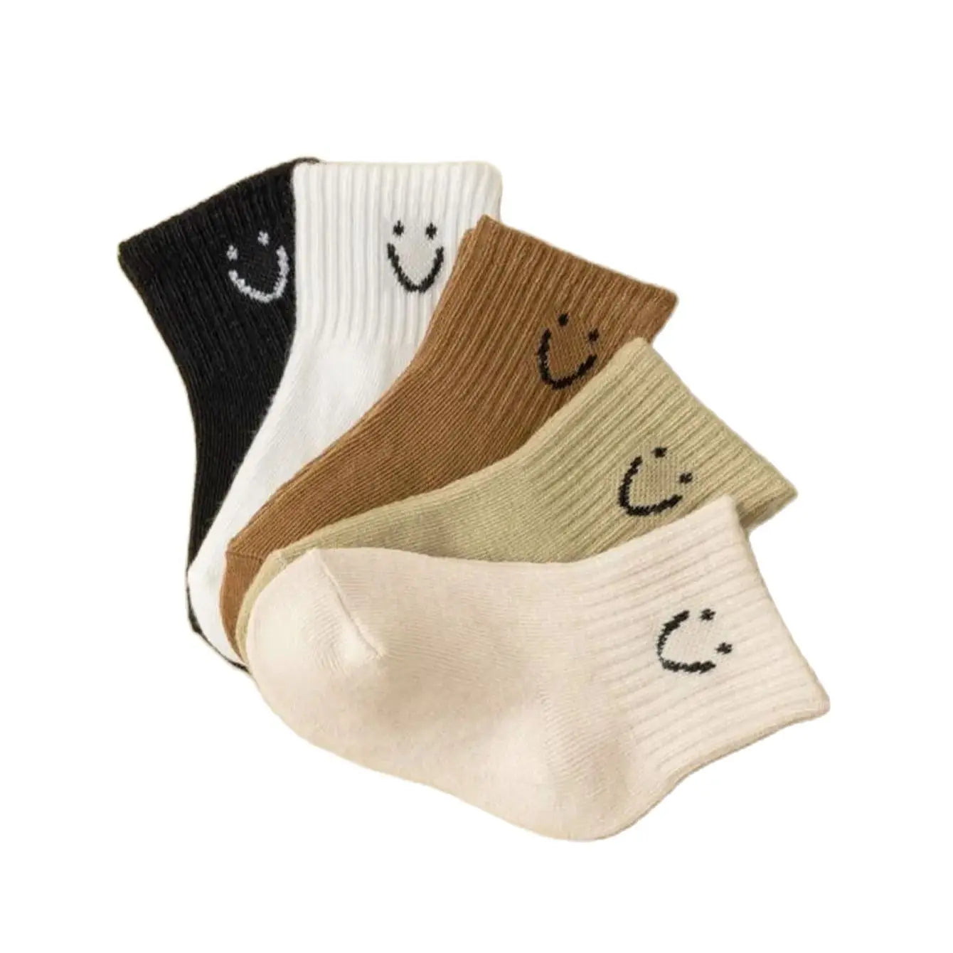 Lot de 5 paires de chaussettes pour bébé à motifs de dessins animés