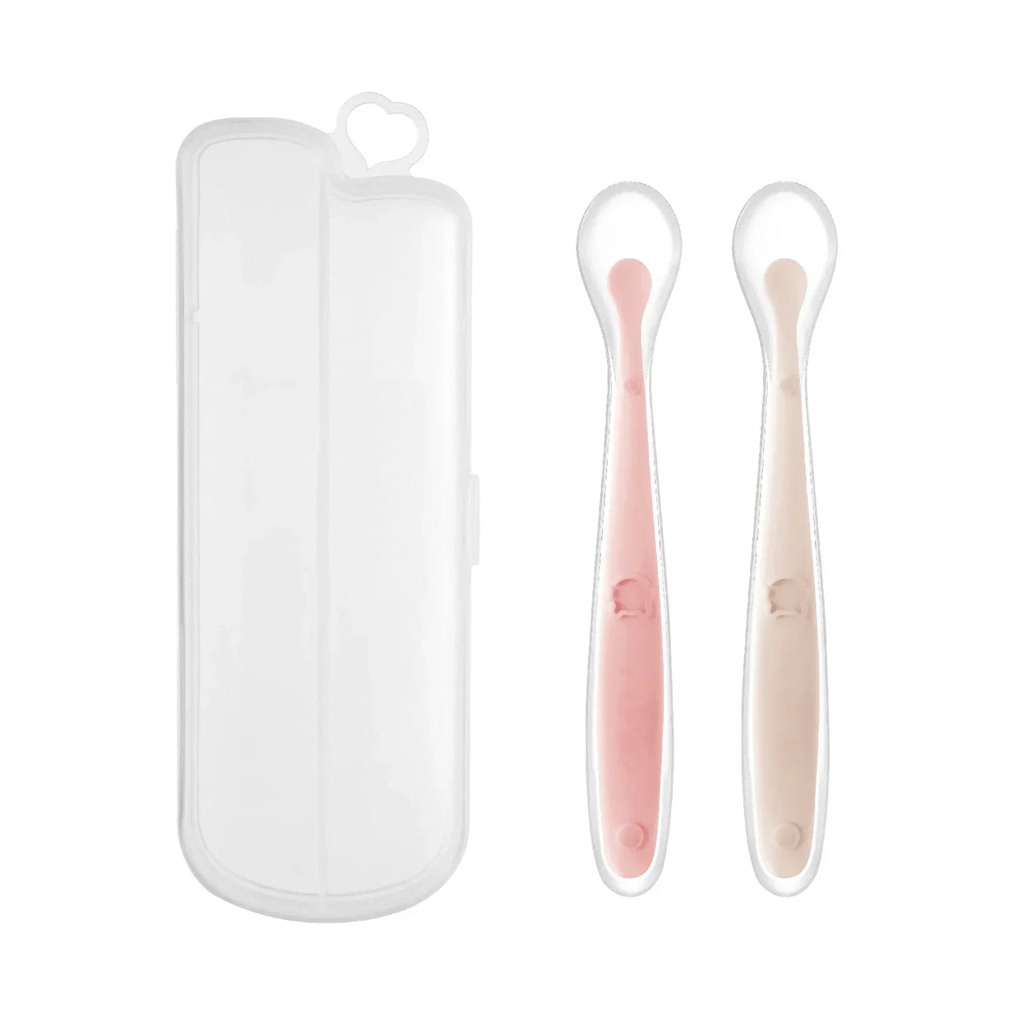 Cuillère en silicone souple pour bébé Cuillère d'alimentation