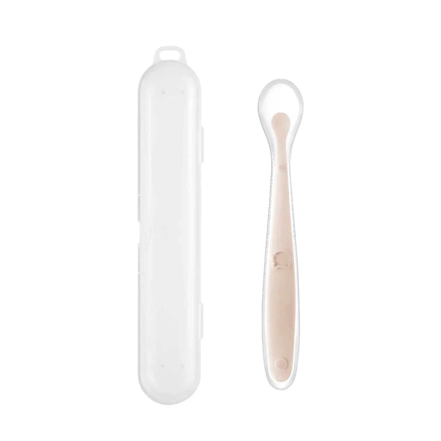 Cuillère en silicone souple pour bébé Cuillère d'alimentation