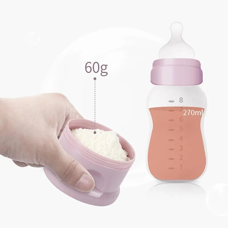 Boîte de lait en poudre pour bébé de grande capacité à 3/4 couches