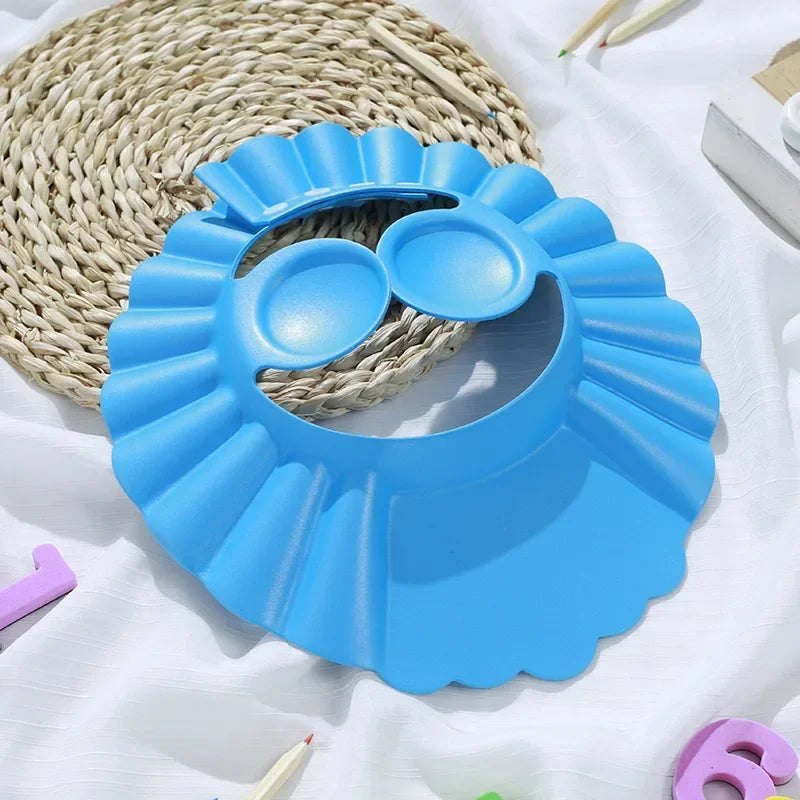 chapeau de lavage de cheveux réglable pour enfants, protection des oreilles, shampoing sûr pour enfants