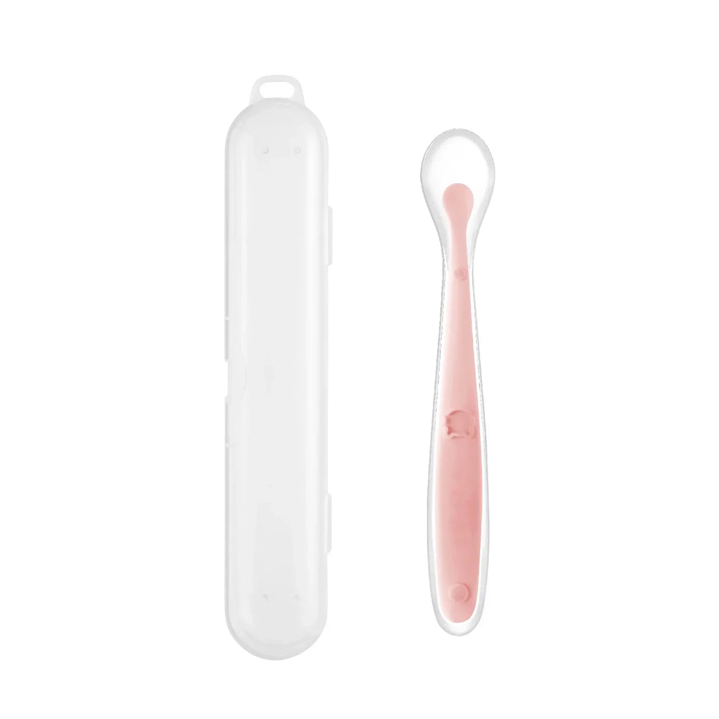 Cuillère en silicone souple pour bébé Cuillère d'alimentation