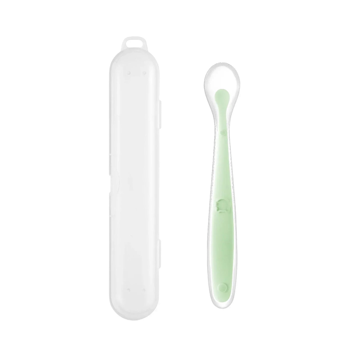 Cuillère en silicone souple pour bébé Cuillère d'alimentation